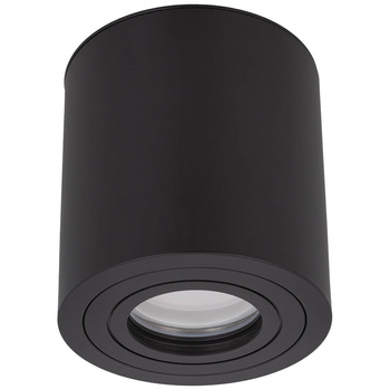 Oprawa natynkowa Tuba LED GU10 do łazienki czarna