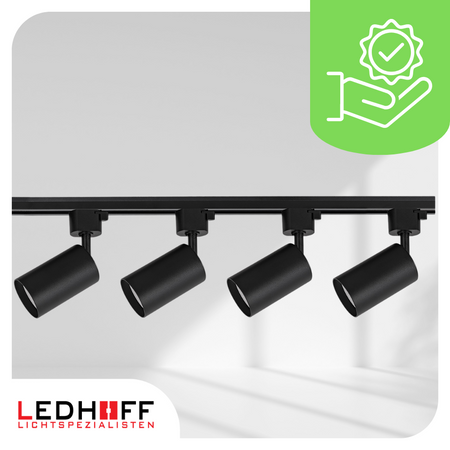 Reflektor szynowy czarny GU10 lampa na szynoprzewód