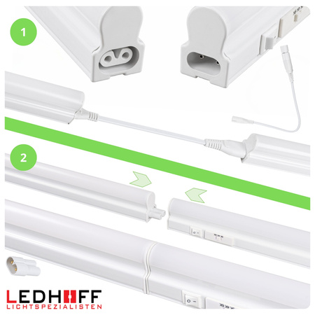 Lampa podszafkowa meblowa 60cm 9W listwa ze zmienną barwą