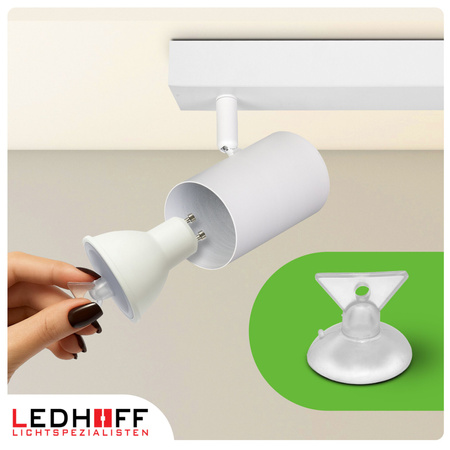 Lampa sufitowa Kinkiet podwójny GU10 biały LINEA