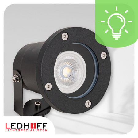 Lampa ogrodowa LED stojąca słupek wbijany + żarówka 7W