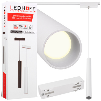 Lampa wisząca LED do szyny magnetycznej 6W punktowa BIAŁA 4000K oprawa TUBA