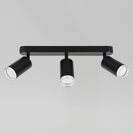 Kinkiet sufitowy potrójny SPOT 3xGU10 czarny wodoodporny