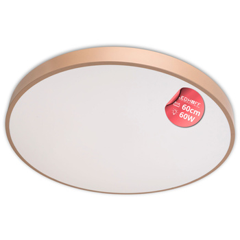 Plafon sufitowy LED beżowy 60cm - wysoka wydajność świetlna 100lm/W