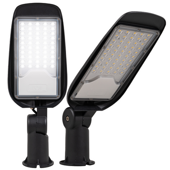 Lampa uliczna LED 50W 6500lm na parking regulowany uchwyt