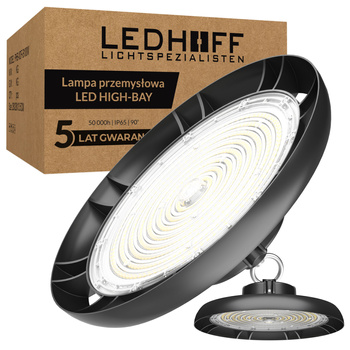 Lampa przemysłowa LED HighBay UFO 240W 200W 150W 3 moce światła na magazyn halę