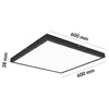 5x Panel natynkowy LED 60x60cm 40W 4800lm CZARNY