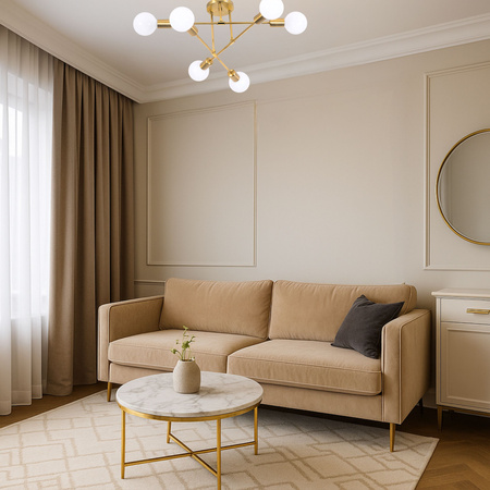 Żarówka LED E27 ozdobna duży mleczny klosz 8W mocne neutralne światło 1070lm 4000K