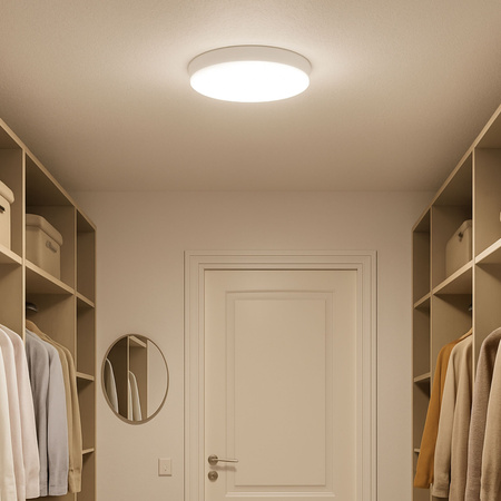 Plafon sufitowy LED biały 40cm