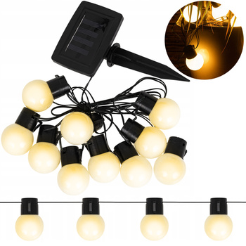 Girlanda solarna 10x LED