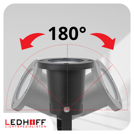 Lampa ogrodowa LED stojąca słupek wbijany + żarówka 7W