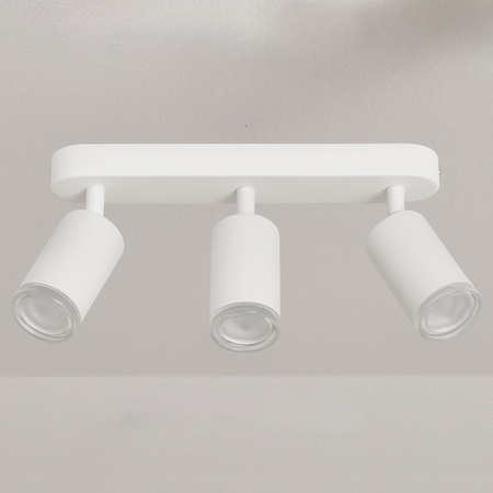 Kinkiet sufitowy potrójny SPOT 3xGU10 biały wodoodporny