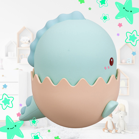 Lampka nocna LED dla dzieci DINOZAUR wielokolorowe światło Bezprzewodowa