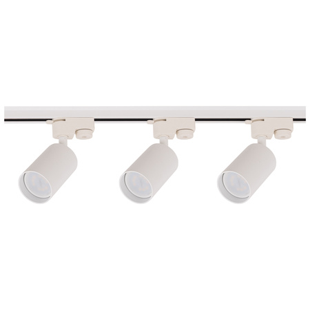 Oświetlenie szynowe białe 3x GU10 szyna 1m