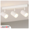 Lampa sufitowa Kinkiet potrójny GU10 biały LINEA