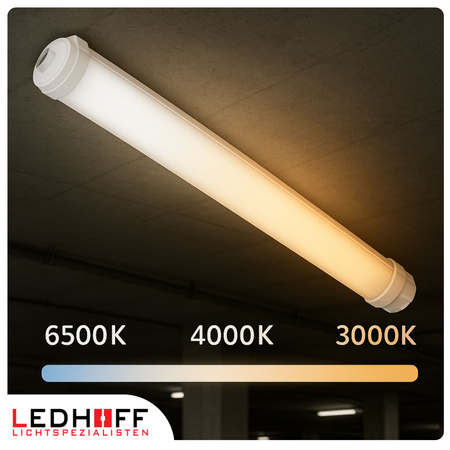 Oprawa hermetyczna LED 60cm 1800lm zmienna barwa światła 3000-6500K + przewód