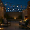Girlanda ogrodowa łańcuch świetlny 15m + 20x żarówka LED Lampki do ogrodu