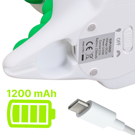 Lampka nocna LED dla dzieci DINOZAUR wielokolorowe światło RGB