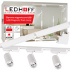 Oświetlenie szynowe magnetyczne ZESTAW 2x listwa 1m + 5x lampa LED BIAŁA