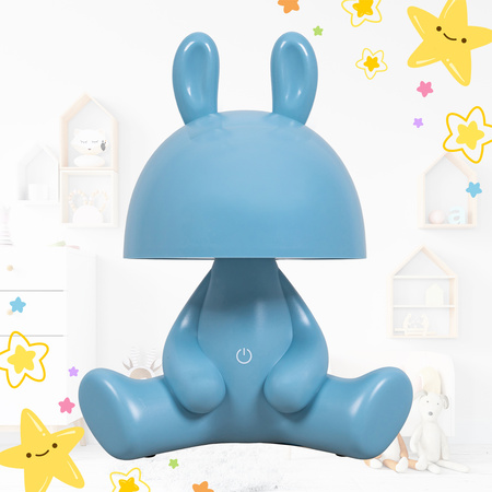 Lampka nocna LED dla dzieci KRÓLIK ciepłe światło Bezprzewodowa