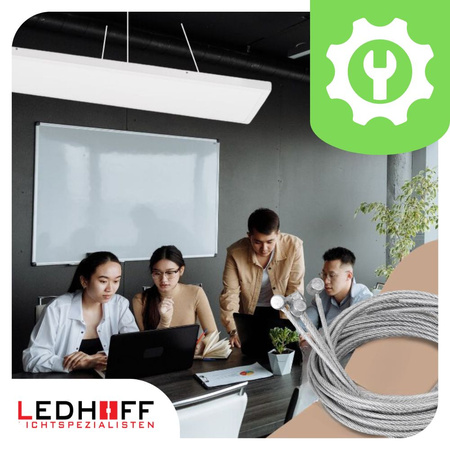 5x Panel sufitowy LED LAMPA BIAŁA plafon duży KWADRAT 60x60cm biurowy MOCNY