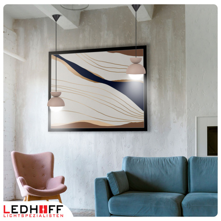 Lampa wisząca beżowa biały szklany klosz nad stół NOWOCZESNA