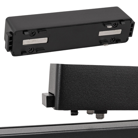 Lampa LED reflektor do szyny magnetycznej 6W punktowa CZARNA 4000K oprawa