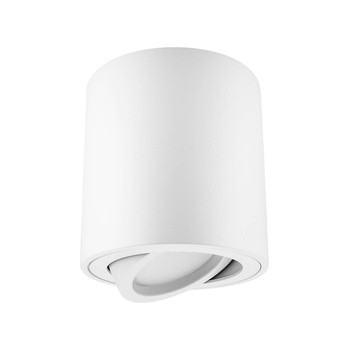 Oprawa sufitowa natynkowa Tuba LED GU10 okrągła biała