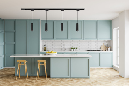 Oświetlenie szynowe czarne 4x GU10 szyna 2m