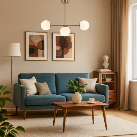 Lampa sufitowa złota metalowa z 3 mlecznymi kloszami ozdobna E27