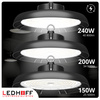 Lampa przemysłowa LED HighBay UFO 240W 200W 150W 3 moce światła na magazyn halę