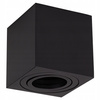 Oprawa sufitowa natynkowa Tuba kwadratowa GU10 czarna