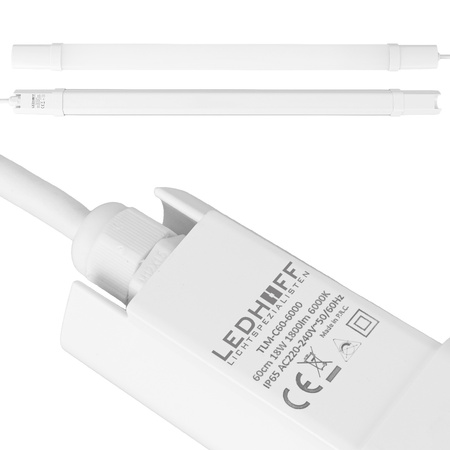 Oprawa hermetyczna LED 60cm 18W zimne światło