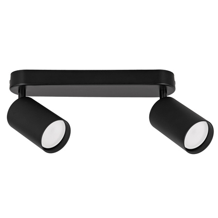 Kinkiet sufitowy podwójny Spot GU10 czarny