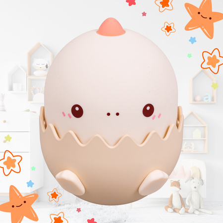 Lampka nocna LED dla dzieci DINOZAUR wielokolorowe światło Bezprzewodowa