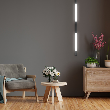 Oświetlenie szynowe magnetyczne ZESTAW listwa 1m + 2x lampa LED