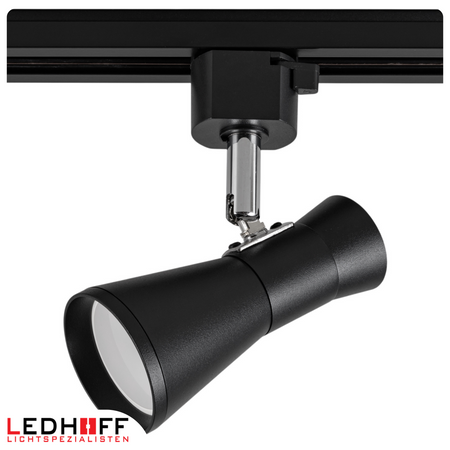 Reflektor szynowy czarny GU10 lampa na szynoprzewód