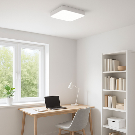 Plafon sufitowy LED biały 30x30cm