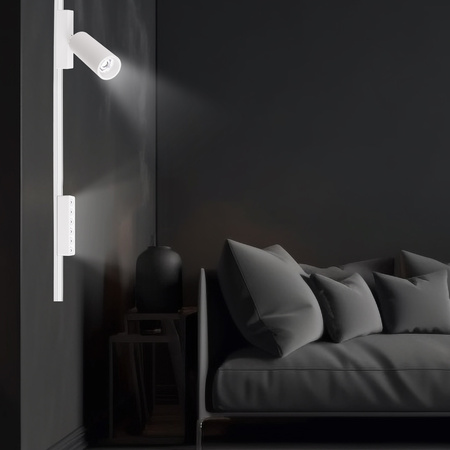 Lampa LED reflektor do szyny magnetycznej 6W punktowa BIAŁA 4000K oprawa