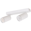 Kinkiet sufitowy podwójny Spot GU10 biały