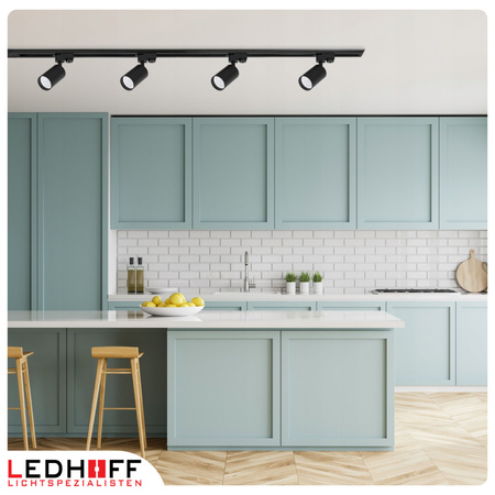 Łącznik prosty do szynoprzewodu czarny