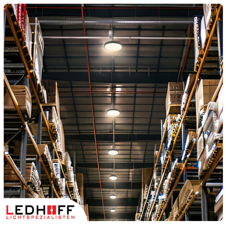 Lampa przemysłowa LED HighBay UFO 150W 3 barwy światła na magazyn halę