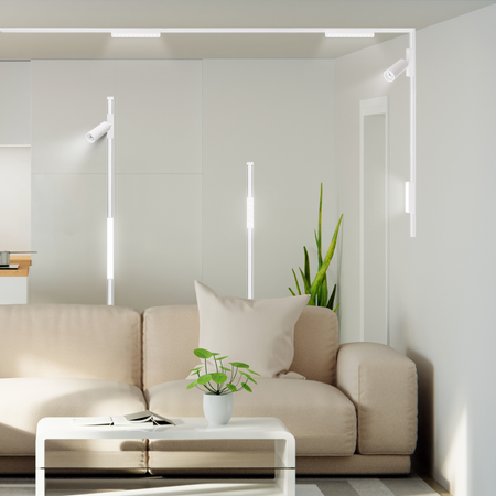 Lampa LED reflektor do szyny magnetycznej 12W punktowa BIAŁA 4000K oprawa