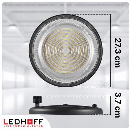 Lampa przemysłowa LED HighBay UFO 150W 3 barwy światła na magazyn halę
