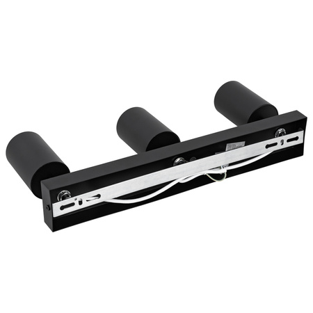 Kinkiet sufitowy potrójny Spot GU10 czarny