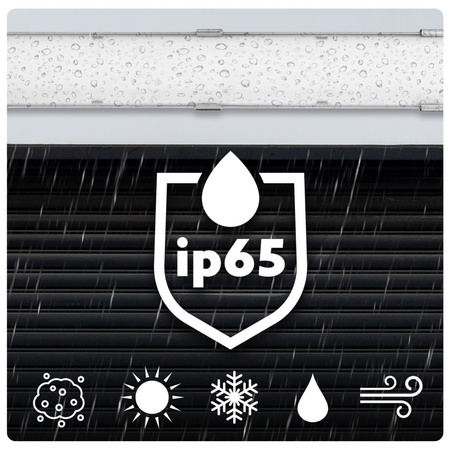 Oprawa hermetyczna LED 120cm 45W zimne światło 6750lm