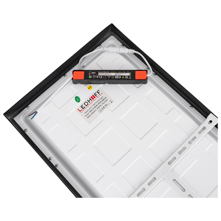 Panel natynkowy LED 120x30cm 40W 4000lm CZARNY