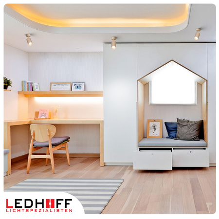 Lampa sufitowa Kinkiet pojedynczy GU10 beżowy kaszmirowy LUMIO