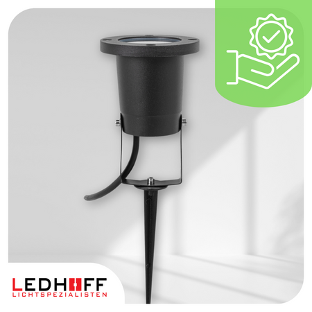 Lampa ogrodowa LED stojąca słupek wbijany + żarówka 7W