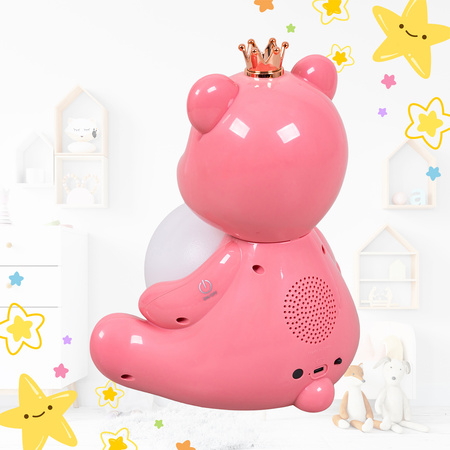 Lampka nocna LED dla dzieci MIŚ wielokolorowe światło RGB